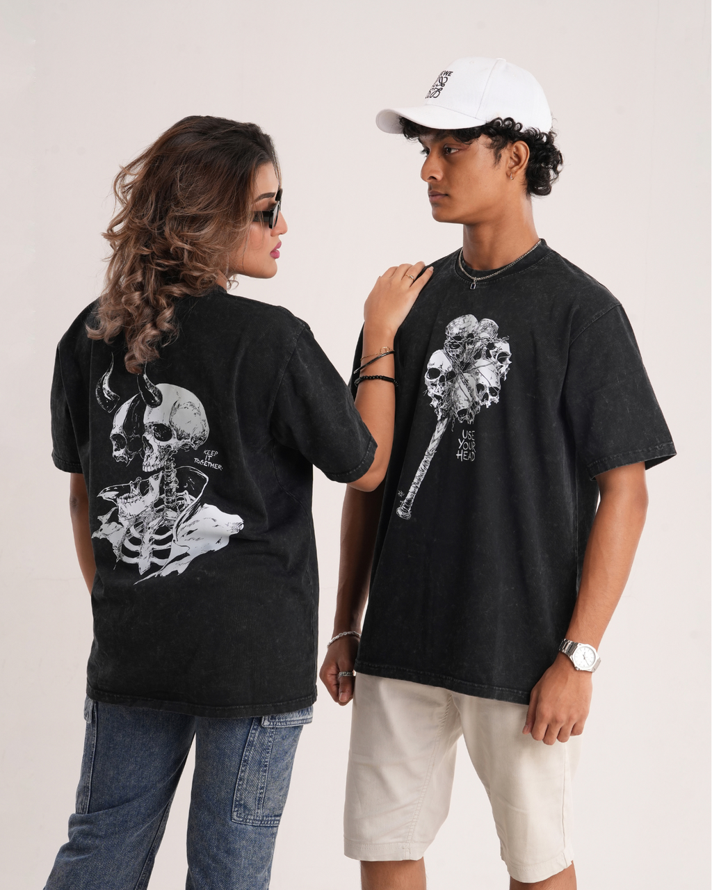 Skull | Acid Washed Tee