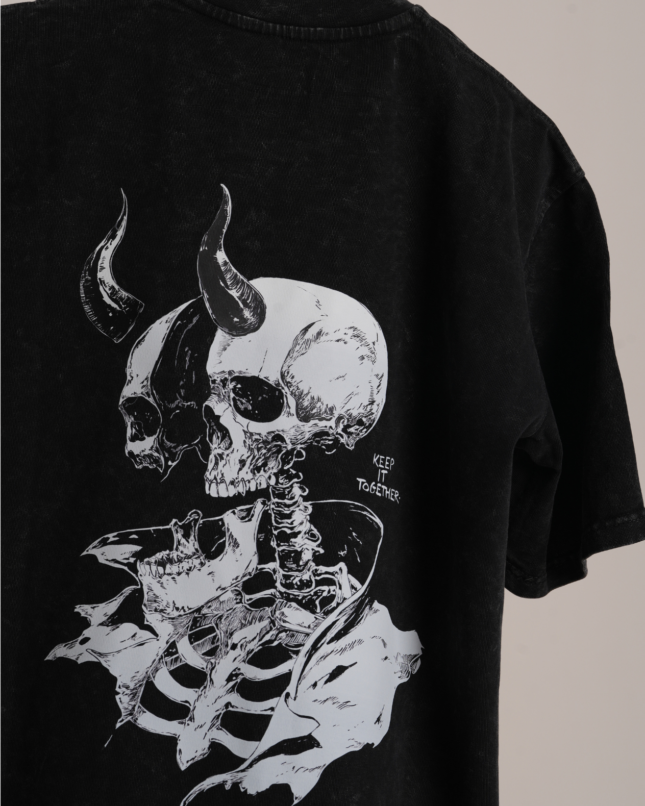Skull | Acid Washed Tee