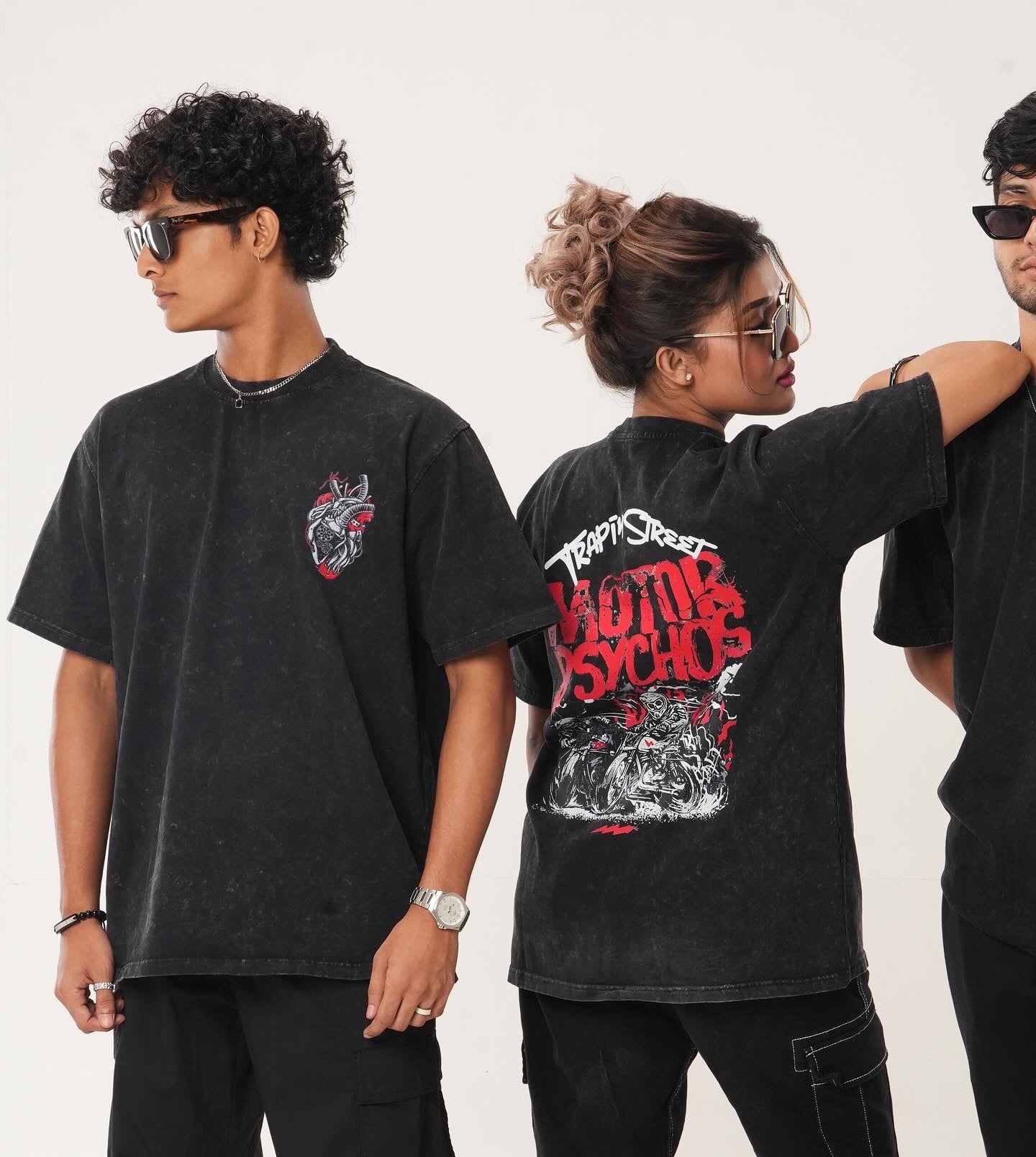 Motor Psychos | Acid Washed Tee