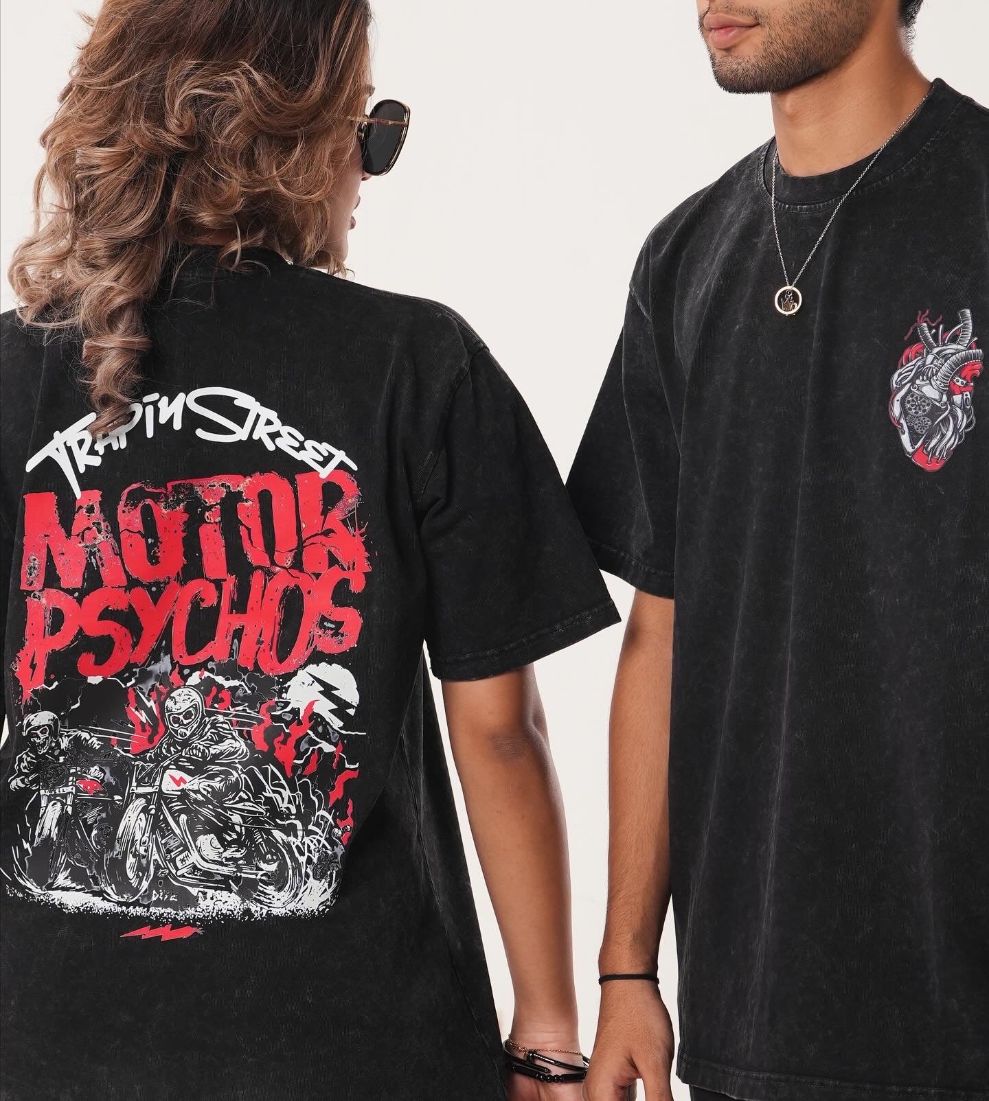 Motor Psychos | Acid Washed Tee