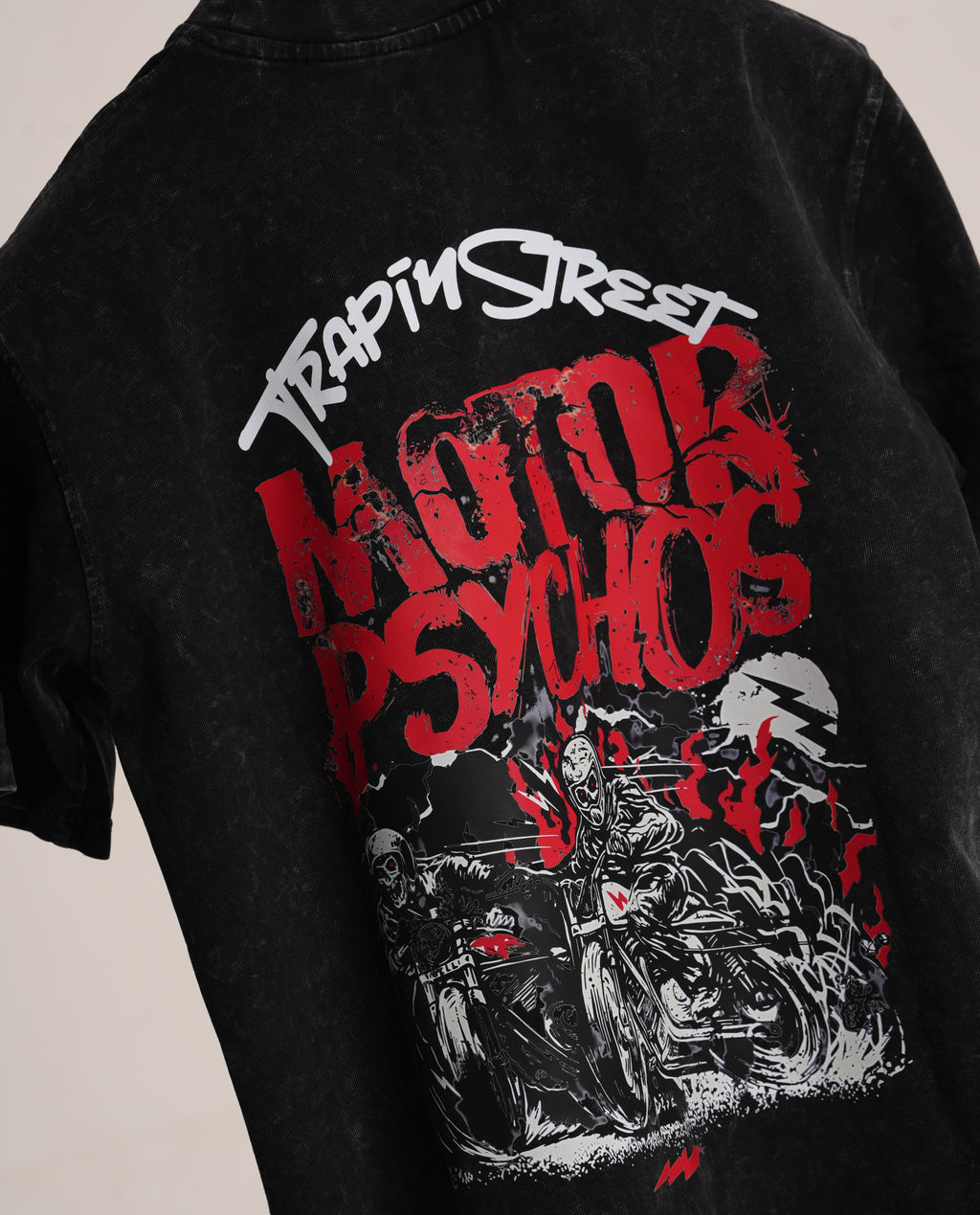 Motor Psychos | Acid Washed Tee