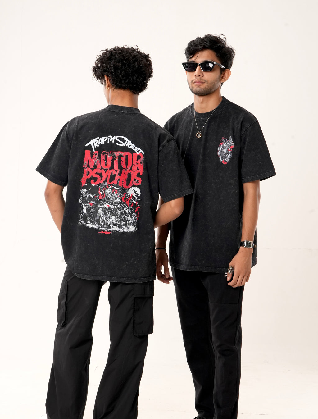 Motor Psychos | Acid Washed Tee