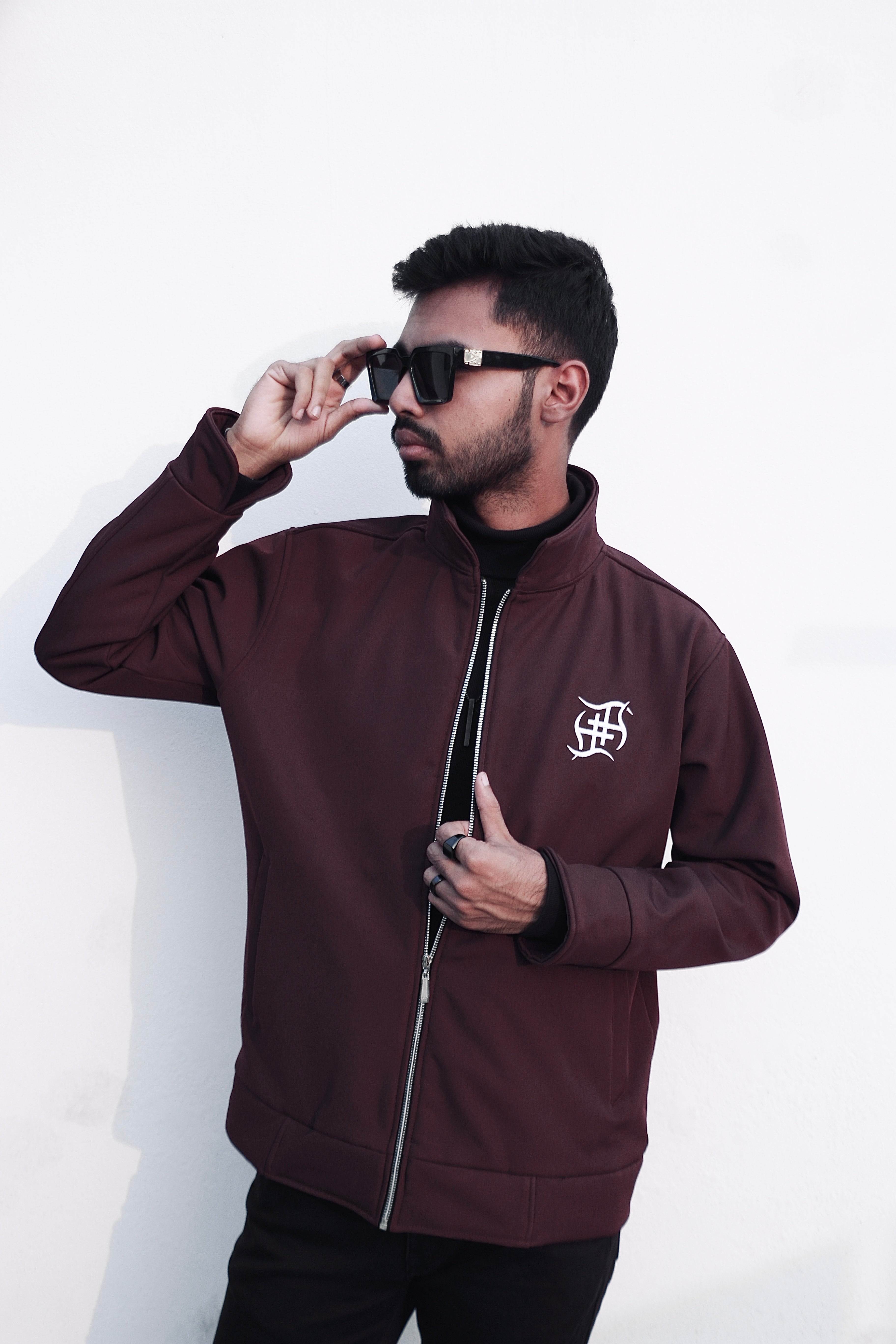 Midnight | Deep Dark Maroon Jacket