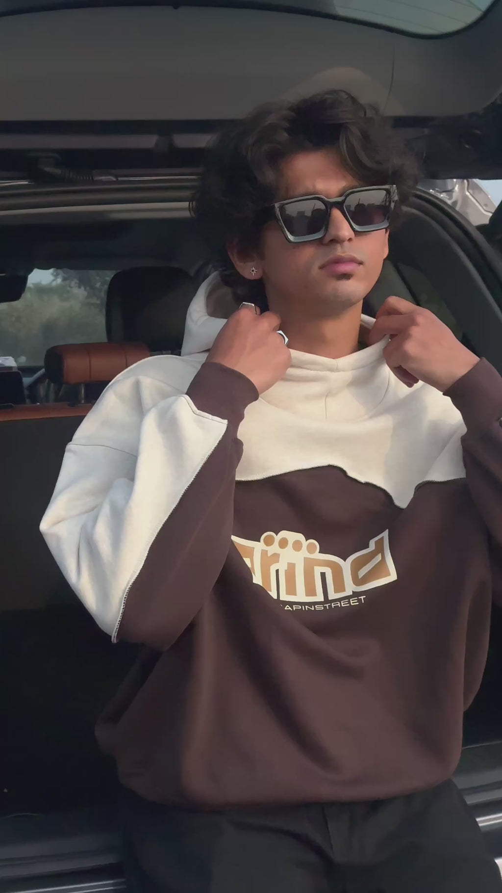 GRIND Hoodie | Brown